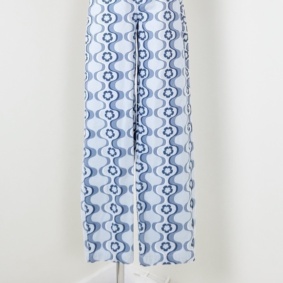 BLUE Aritzia Sunday Best Sun-deh Jaden Tapered Pants Low Mid Rise Tailored - Picture 7 of 13